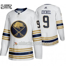 Buffalo Sabres Dresy Jack Eichel 9 50th Anniversary Adidas 2019-2020 Bílá Authentic - Dětské